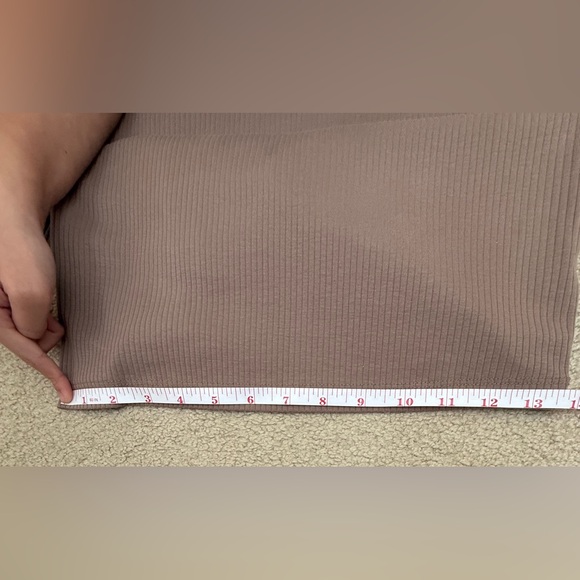 Madewell Tan Ribbed Dress - Picture 6 of 7